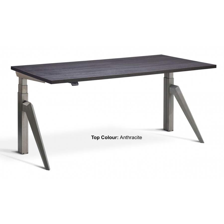 Five Dual Motor Tapered Leg Height Adjustable Desk